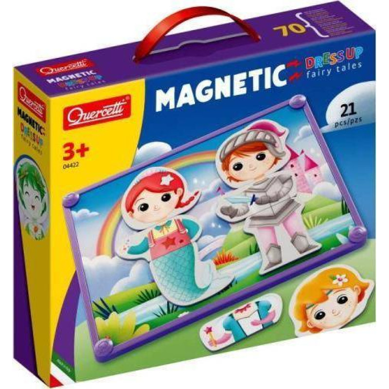 Quercetti Puzzle magnetyczne 21 Dress Up Fairytales