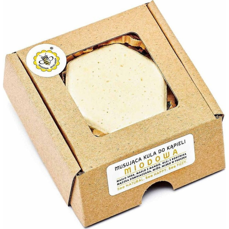 Miodowa Mydlarnia Kula do kąpieli - Miodowa, 80 g