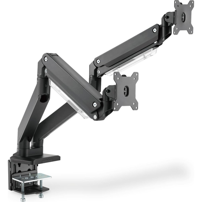 Digitus Universal Dual Monitor Mount, Monitor Holder Black