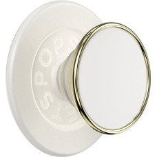 Popsockets Uchwyt i podstawka do telefonu           Popsockets Round Luxe Coconut Creme Enamel MagSafe beżowy 808938