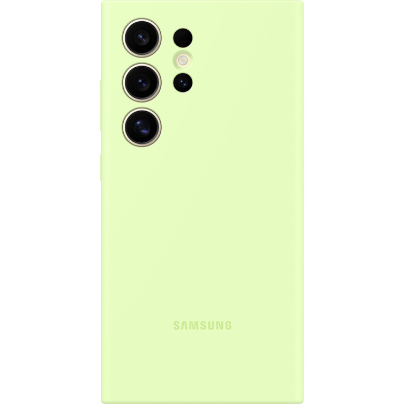 Samsung Etui Samsung Silicone Case Galaxy S24 Ultra light green