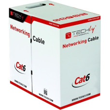 Techly Installation cable TechlyPro strand Cat6 S/FTP wire, CCA, 305m grey