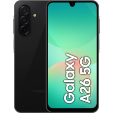 Samsung Galaxy A26 17 cm (6.7") Hibrīda duālā SIM Android 15 5G USB Veids-C 6 GB 128 GB 5000 mAh Melns