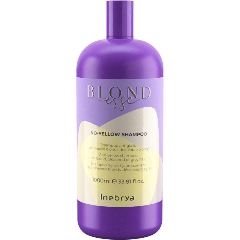 Inebrya INEBRYA_Blondesse No-Yellow Shampoo hair shampoo blonde, brightened, with stripes and gray 1000ml