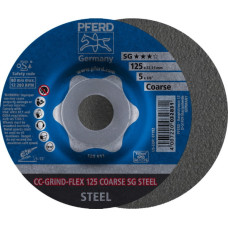 Pferd Slīpē&scaron;anas disks CC-GRIND-FLEX 125mm Coarse, Pferd