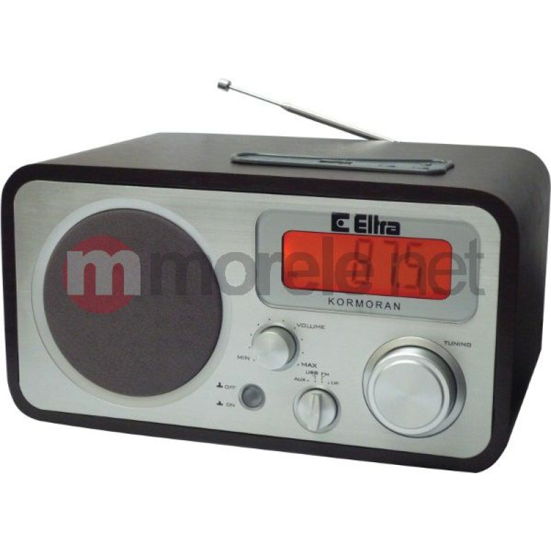 Eltra Radio Eltra Radio KORMORAN USB Silver - silver cormorant