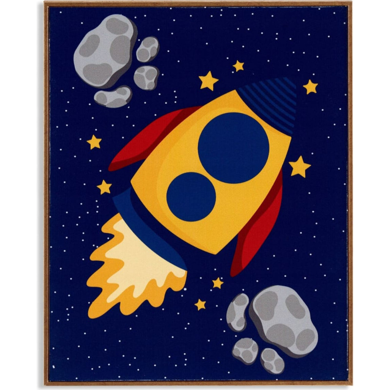 Giftdecor Plakat w ramce kosmos PLANET, 41,2 x 51,5 cm