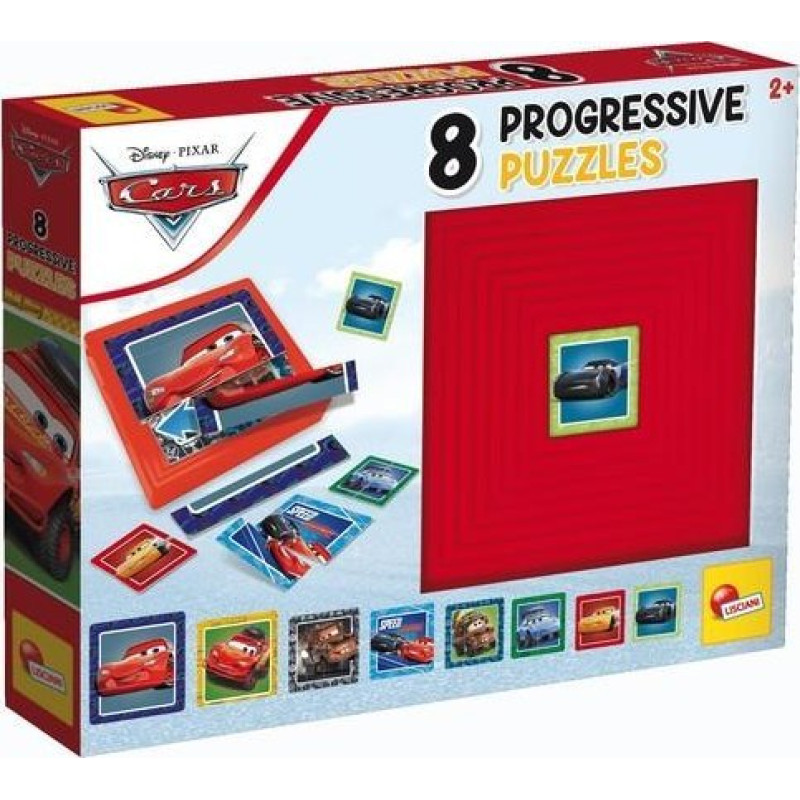 Lisciani LISCIANI PUZZLE PROGRESYWNE 8 CARS