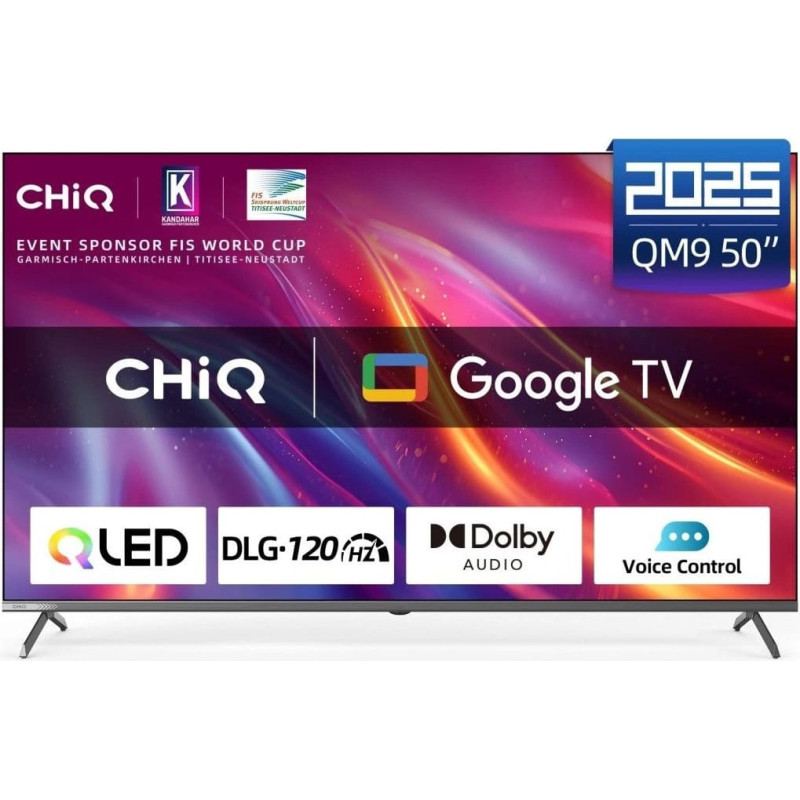 Chiq U50QM9G TV 50", UHD QLED Google TV
