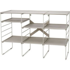 Joseph Joseph Level Plus ecru gro&szlig;es verstellbares Schuhregal