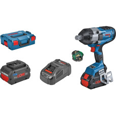 Bosch cordless impact wrench BITURBO GDS 18V-1050 HC Professional, 18V (blue/black, 2x battery ProCORE18V 8.0Ah, Bluetooth module, 3/4", in L-BOXX)