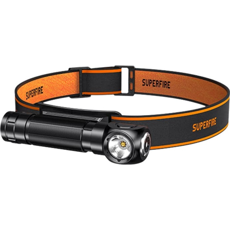 Superfire TH04-S,1000lmm USB-C headlamp flashlight