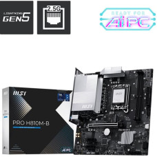 MSI Mainboard|MSI|Intel H810|LGA1851|Micro-ATX|Memory DDR5|Memory slots 2|PROH810M-B