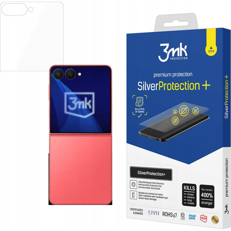 3MK Folia antymikrobowa 3MK SilverProtect+ montowana na mokro do Samsung Galaxy Z Flip7