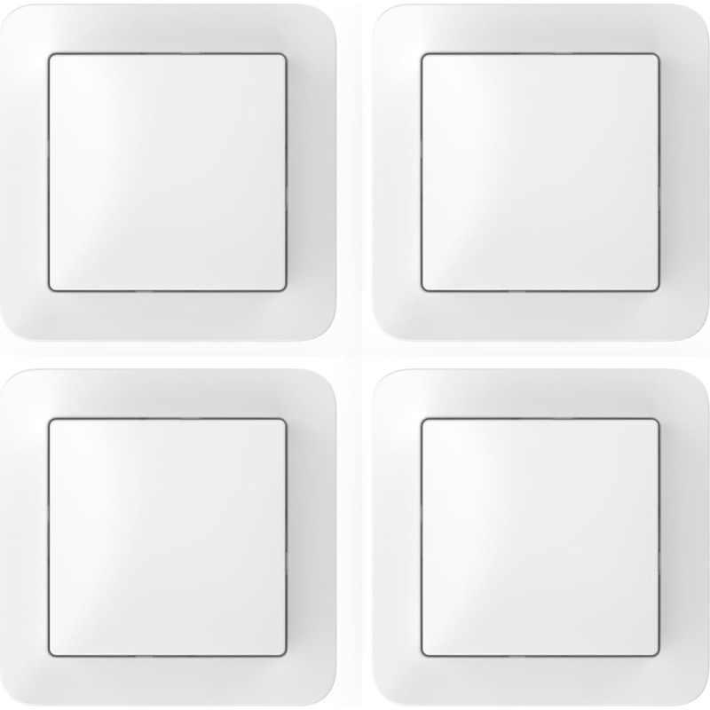 Bosch Smart Home wall switch for smart actuators, set of 4, white