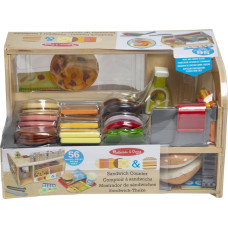 Spin Master Melissa & Doug - Slice & Stack Sandwich Counter, Play Kitchen