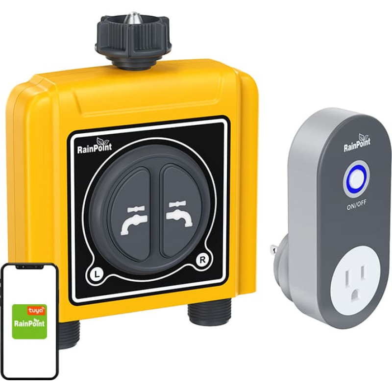 Rainpoint 2-zone irrigation controller with app