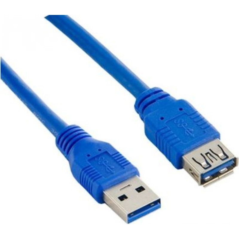 Lanberg USB cable Lanberg USB-A - 1.8 m Blue (CA-US3E-10CC-0018-B)
