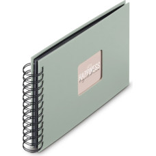 Hama Fine Art  Spiral Salbei 24x17 50 schwarze Seiten    9869