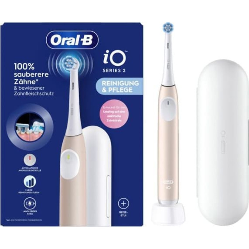 Oral-B iO Series 2 Calm Pink mit Reiseetui