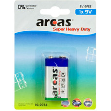 Arcas | 9V/6LR61 | Super Heavy Duty | 1 pc(s)