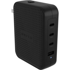 Hyper HyperJuice 145W USB-C GaN Travel Charger with 4 Ports - Black | Hyper