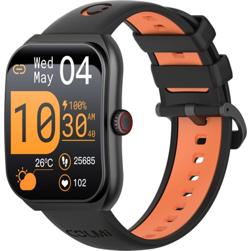 Colmi P86 Smartwatch (Black)