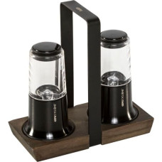 Gefu X-plosion Salz- Pfeffermühl en-Set 11 cm Schwarz