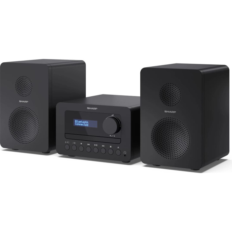 Sharp TOKYO FM Hi-Fi Micro System | XL-B514(BK) | AUX in | Bluetooth | CD player | FM radio