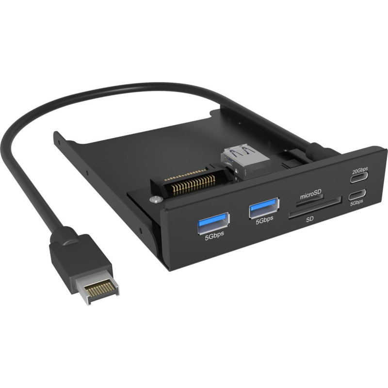 Icy Box IB-HUB1419-i3 Front panel for 3.5  bay