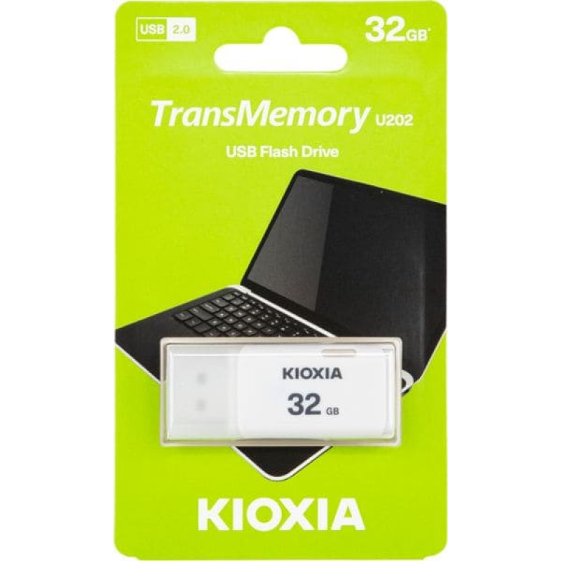 Kioxia USB Stick 2.0        32GB TransMemory U202           white
