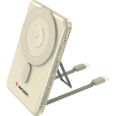 Verbatim , powerbank z bezprzewodowym �adowaniem, 5V, �adowanie telefonu, 32253, 5 000mAh, Mocowanie magnetyczne, z�ota