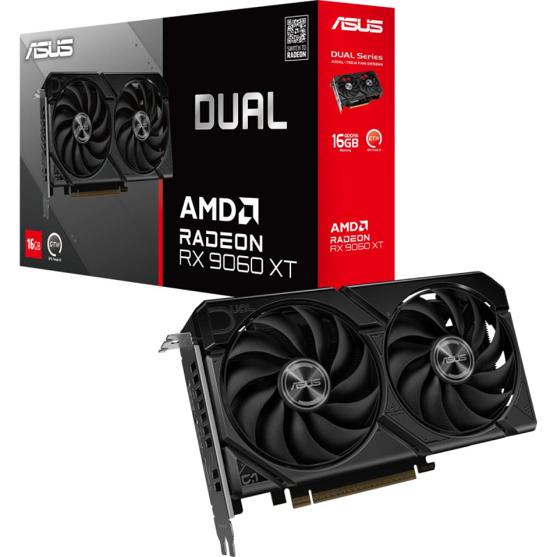 Asus Radeon RX 9060 XT DUAL 16GB, graphics card