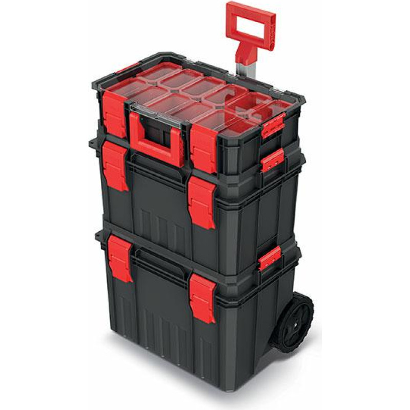 Prosperplast KISTENBERG ZESTAW SKRZYŃ NARZĘDZIOWYCH Modular Solution 4w1