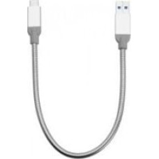 Verbatim Kabel USB Verbatim USB-A - USB-C 0.3 m Srebrny (48868)