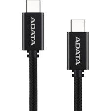 Adata USB 2.0 cable, USB-C male > USB-C male (black, 2 meters, PD 3.0, QC 3.0, charging with up to 100 watts)