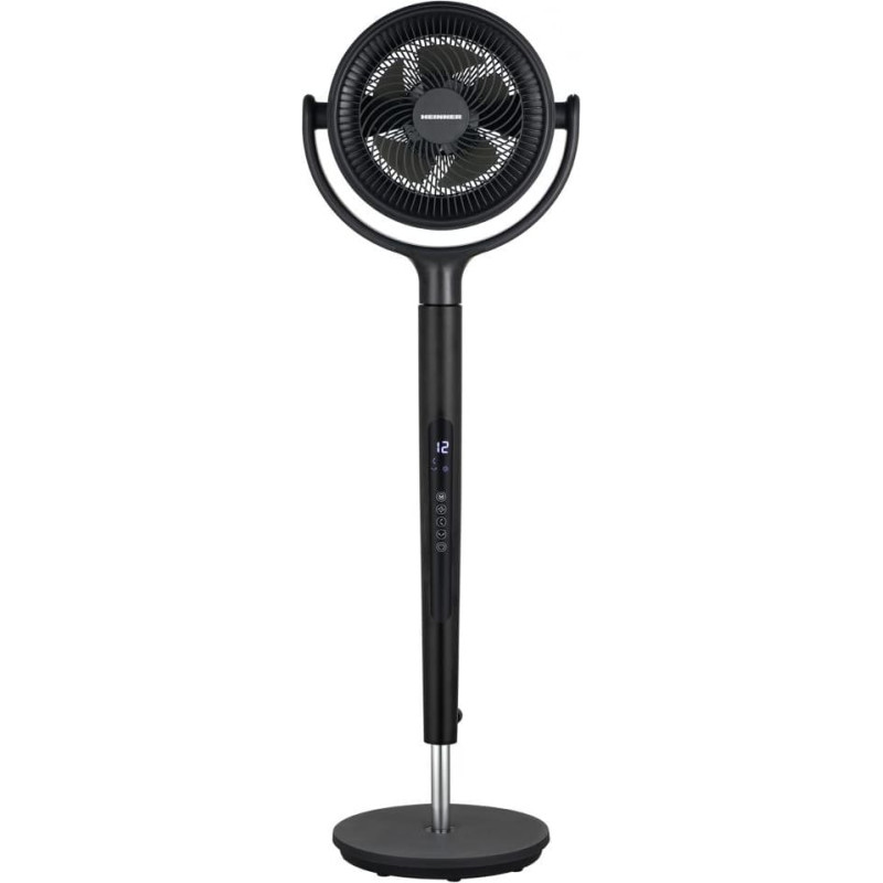 Stand fan with adjustable height 20W 30-60-120° 112cm HSF-MAT24DC-GY HEINNER