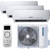 Air conditioner MULTISPLIT 2 x 9000BTU, 1 x 12000BTU, outdoor 24000BTU HACMS-HS249912WH++ HEINNER