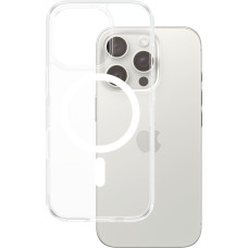 Panzerglass &reg; HardCase Transparent w. White MagSafe iPhone 16 Pro mobilo telefonu apvalks Aploksne Caurspīdīgs