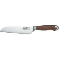 Santoku knife 18cm MAESTRO walnut wood handle HR-EVI-M18 HEINNER