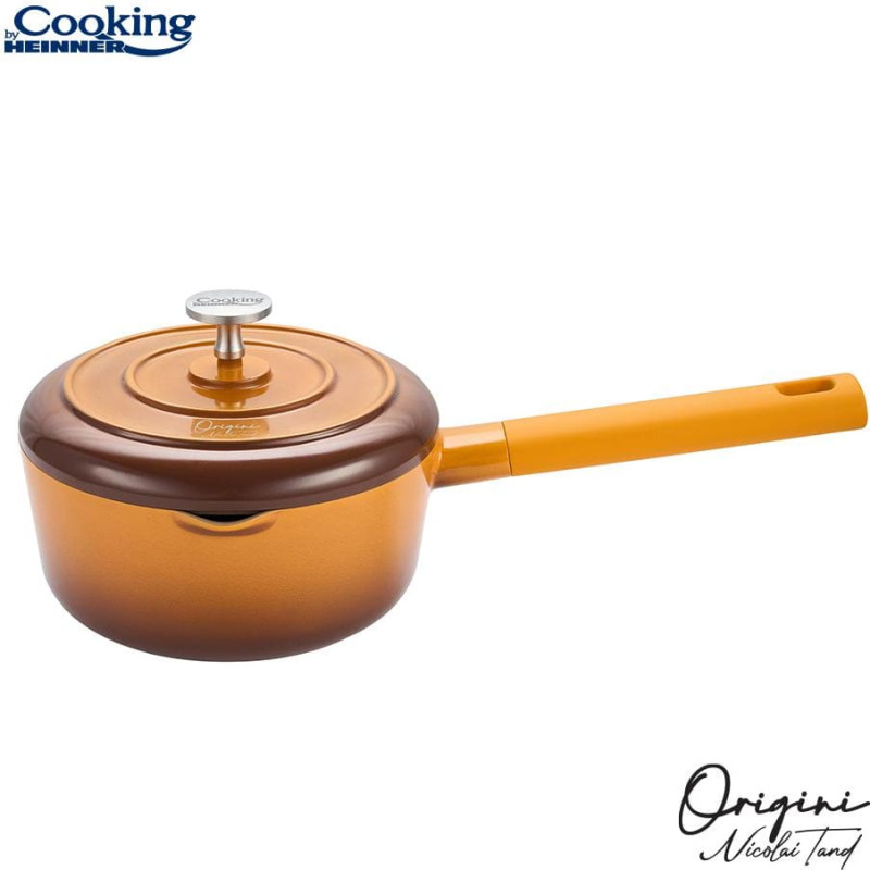 Pot aluminum with ceramic coating 1.8L 18x8.5 cm HR-BJK-C18, COOKING BY HEINNER