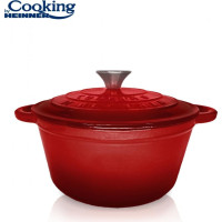 Pot enameled cast iron 2.9L 22x9.5cm HR-KN-C29 HEINNER