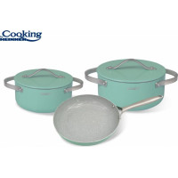 Cooking set aluminum with ceramic coating 5 pcs HR-BET-5CRT, COOKING BY HEINNER