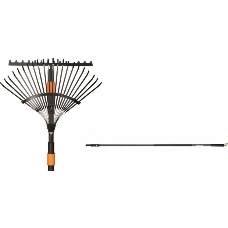 Fiskars GRABIE UNIWERSALNE + GRABIE WACHLARZOWE + TRZONEK QUIKFIT