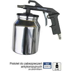 Adler PNEUMATYCZNY PISTOLET ANTYKOROZYJNY ZE ZBIORNIKIEM