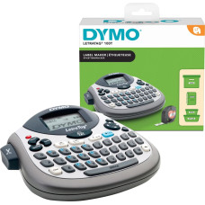 Dymo LetraTag LT-100T, label maker (silver, with QWERTZ keyboard)