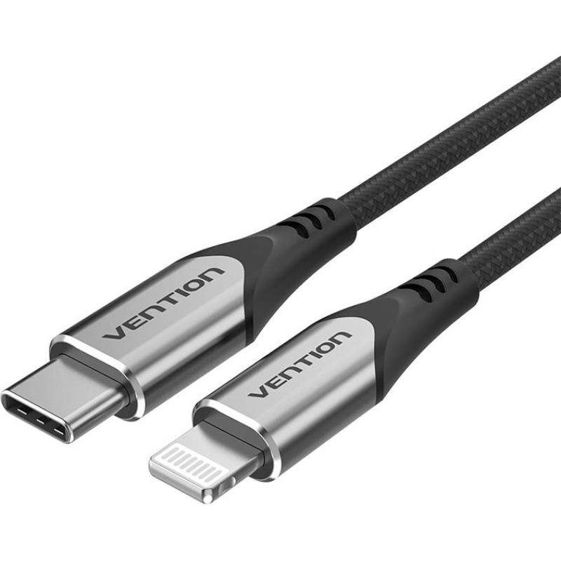 Vention Cable USB-C 2.0 to Lightning Vention TACHG MFi 3A 1.5m gray