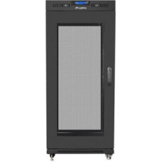 Lanberg Standing installation rack cabinet 19 inches 22U 800X800 black LCD perforated door