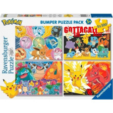 Ravensburger Polska Puzzle 4x100 elements Pokemon