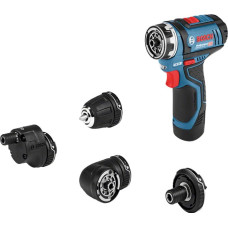 Bosch GSR 12V-15 FC Professional Bez atslēgas 600 g Melns, Zils